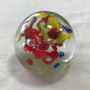 Hand Blown Glass Paperweight
